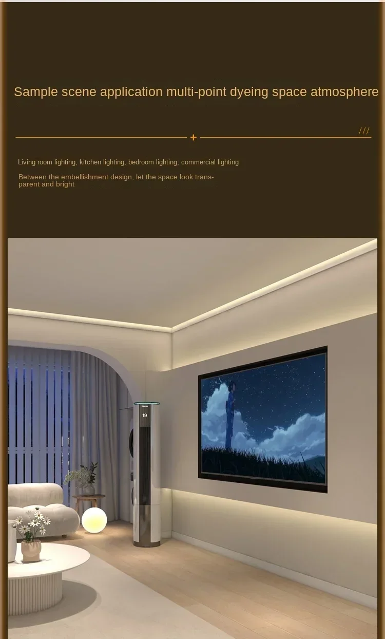 cob light strip Adhesive High-Display Finger-Sensitive LED Line Light with COB Technology led lights for room