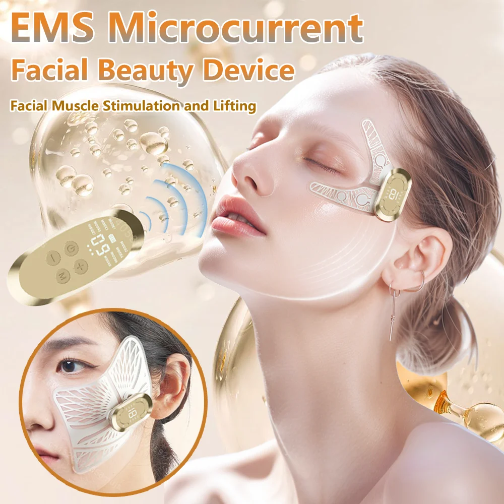 Ems Pulse Microcurrent Eye Care อุปกรณ์นวดตาบรรเทาความเมื่อยล้านวดลดความหมองคล้ํา Eye บวม Anti-Wrinkle