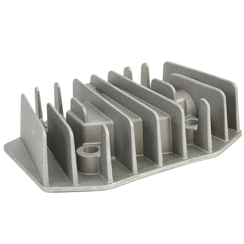 48 X 72mm Air Compressor Cylinder Head G1/2in Thread Cooling Cover Spare Parts Pneumatic Power Tools Accessory