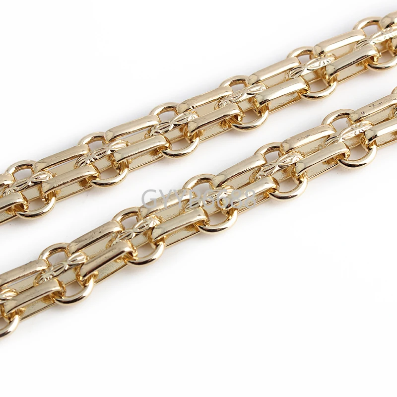 31CM/50CM Gold Metal Bags Extension Chain For Bags Flower Strawberry Pendant Multi layer Female Chain Festival Gifts Accessories