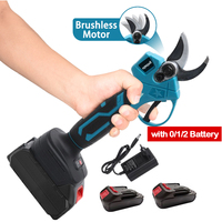 Brushless Electric Pruning Shears 25mm Garden Tool Pruner With 0/1/2 Battery Cordless FruitTree Scissors Fit Makita 20V Battery