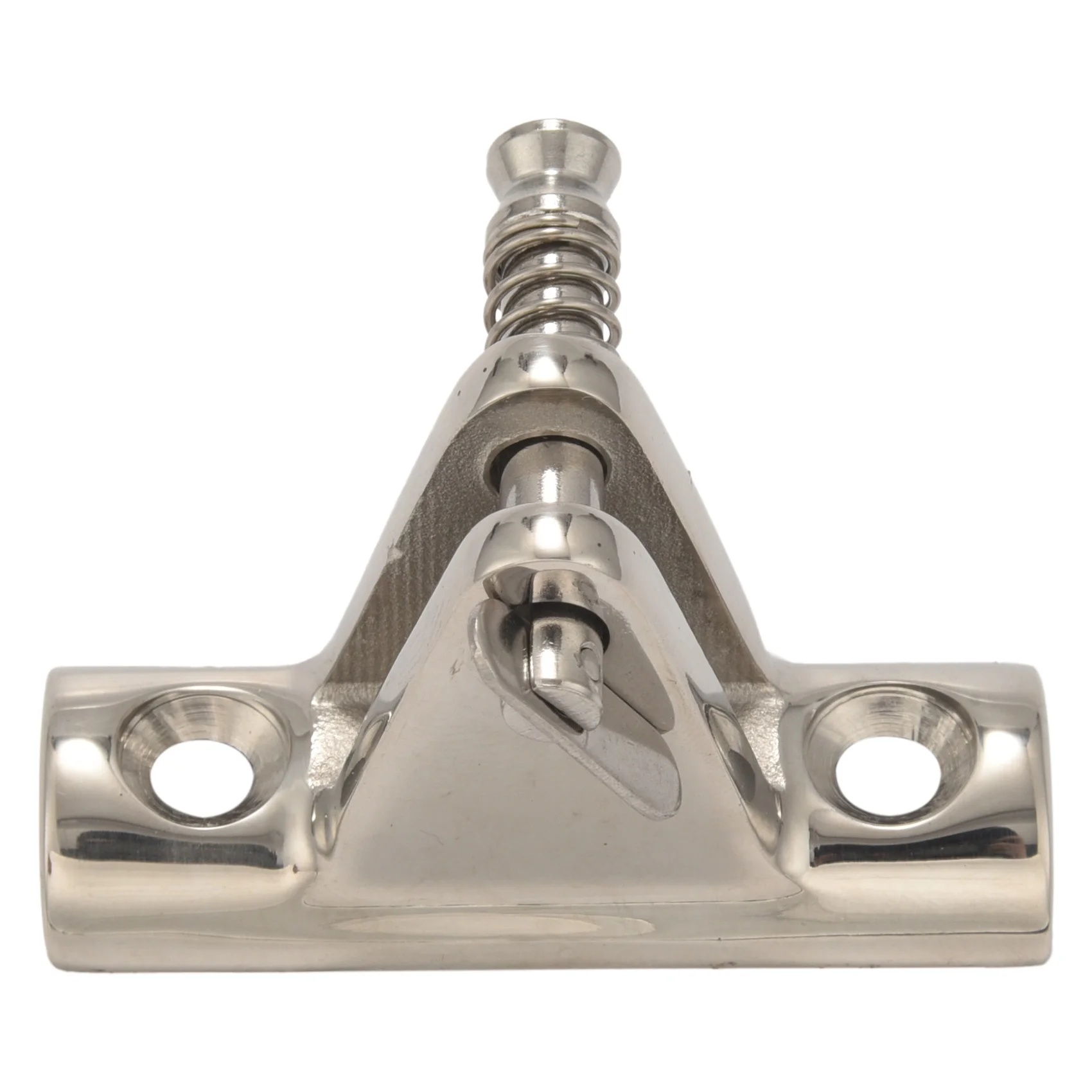Clear Boat Bimini Top Deck Hinges Fitting Concave Base Hardware With Removable Pins Pair Of 2