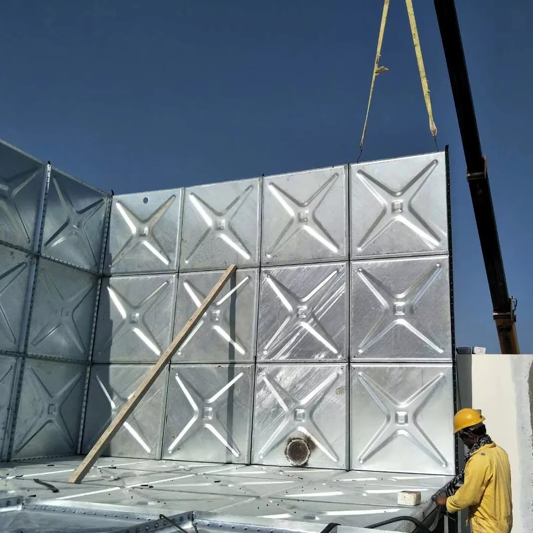 

New 1000L Square Assembled Rain Water Storage Harvesting System Galvanized Steel HDG Panel Water Tank with 1 Year Warranty