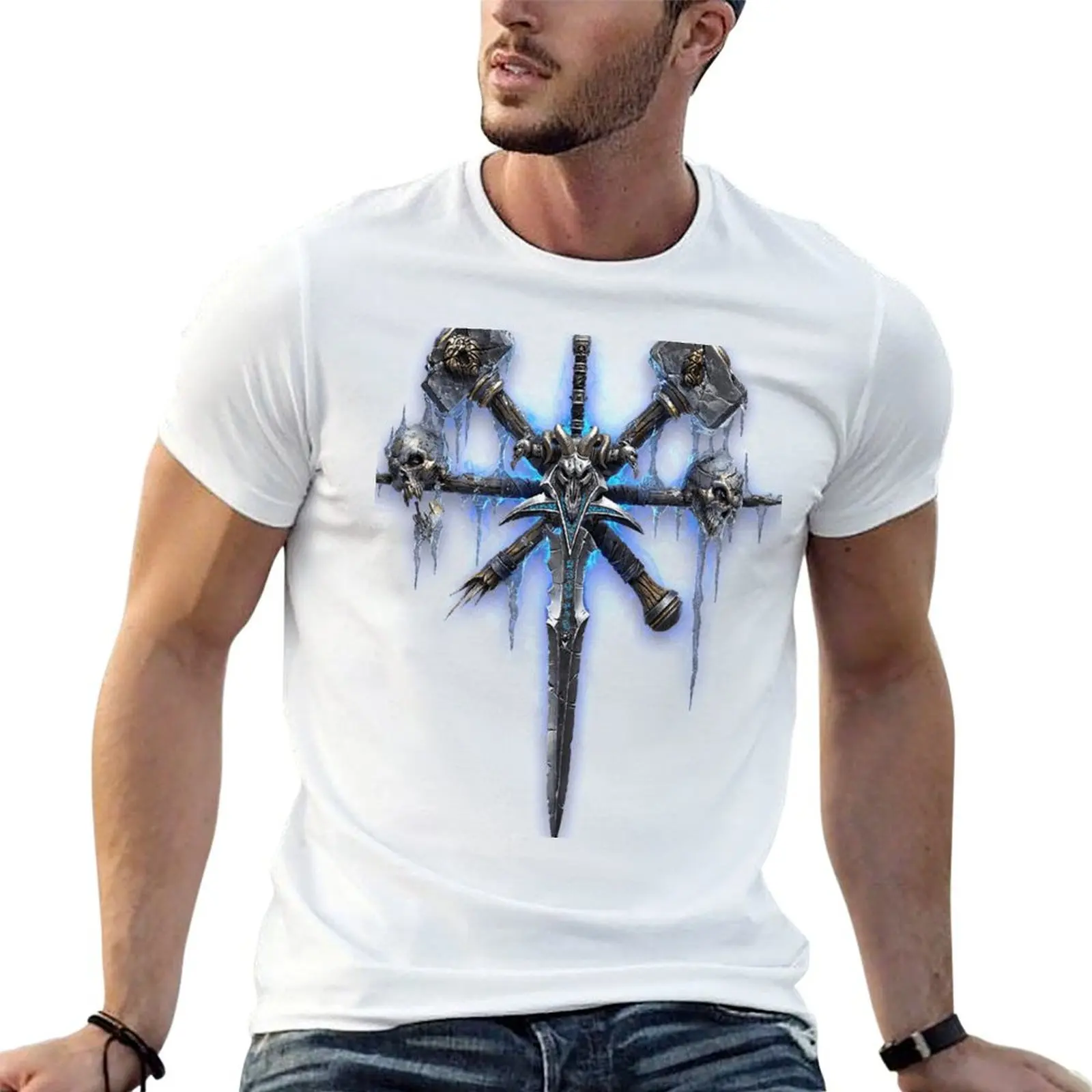

dark humor t t shirts T-Shirt for Frostmourne funny graphic shirts man funny