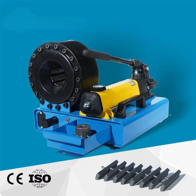 

CE Portable 10-48mm 1/4-3/4 4 Layers Manual Hand Hydraulic Rubber Hose Crimping Machine Portable Hose Crimper Tools Machine