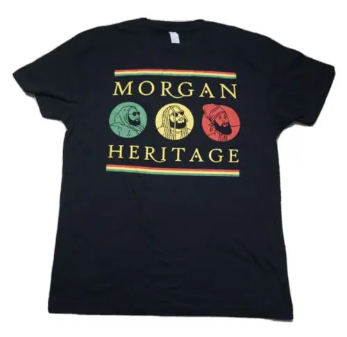 Morgan Heritage Reggae Rasta Band T-shirt Size Large