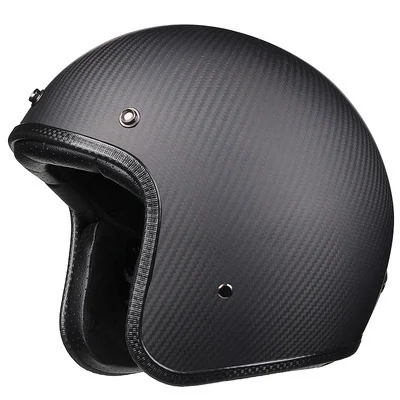 

Vintage New Japanese Style 3/4 DOT approved Motorbike Helm Moto Bike carbonfiber Retro Motorcycle Helmet Casco