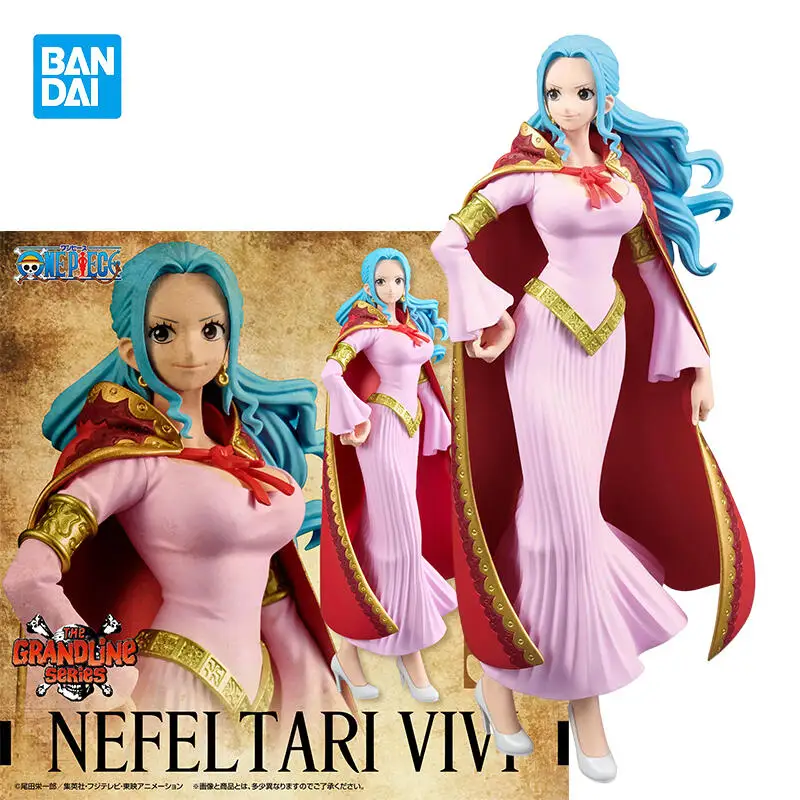 

В наличии Bandai Original ONE PIECE DXF THE GRANDLINE SERIES SPECIAL NEFELTARI VIVI Около 19 см Фигурки Модель Игрушка в подарок