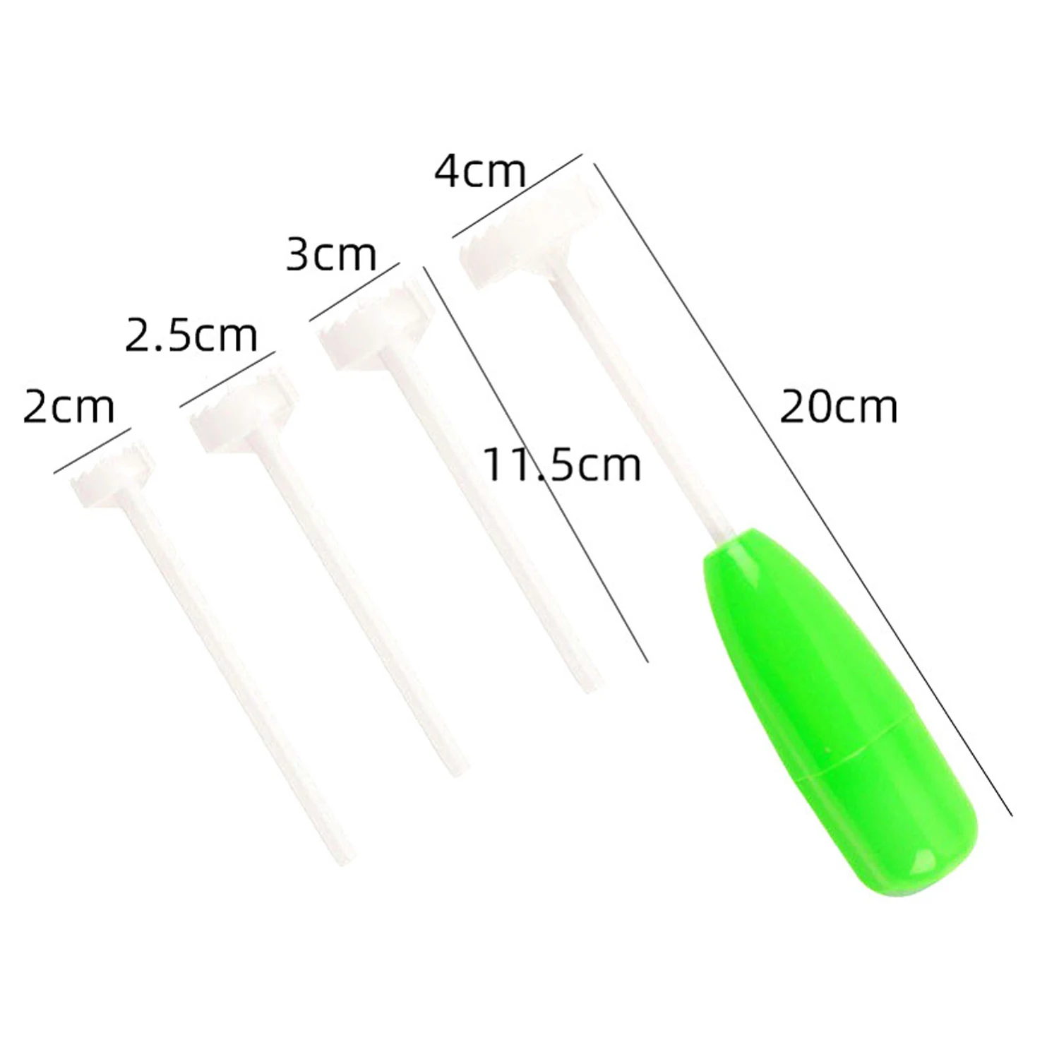 4 In 1 Fruit Vegetable Corer Spiral Digging Vege Drill Veggie Corkscrew Carver with 4Pcs Replaceable Head Spiralizer Cutter Tool