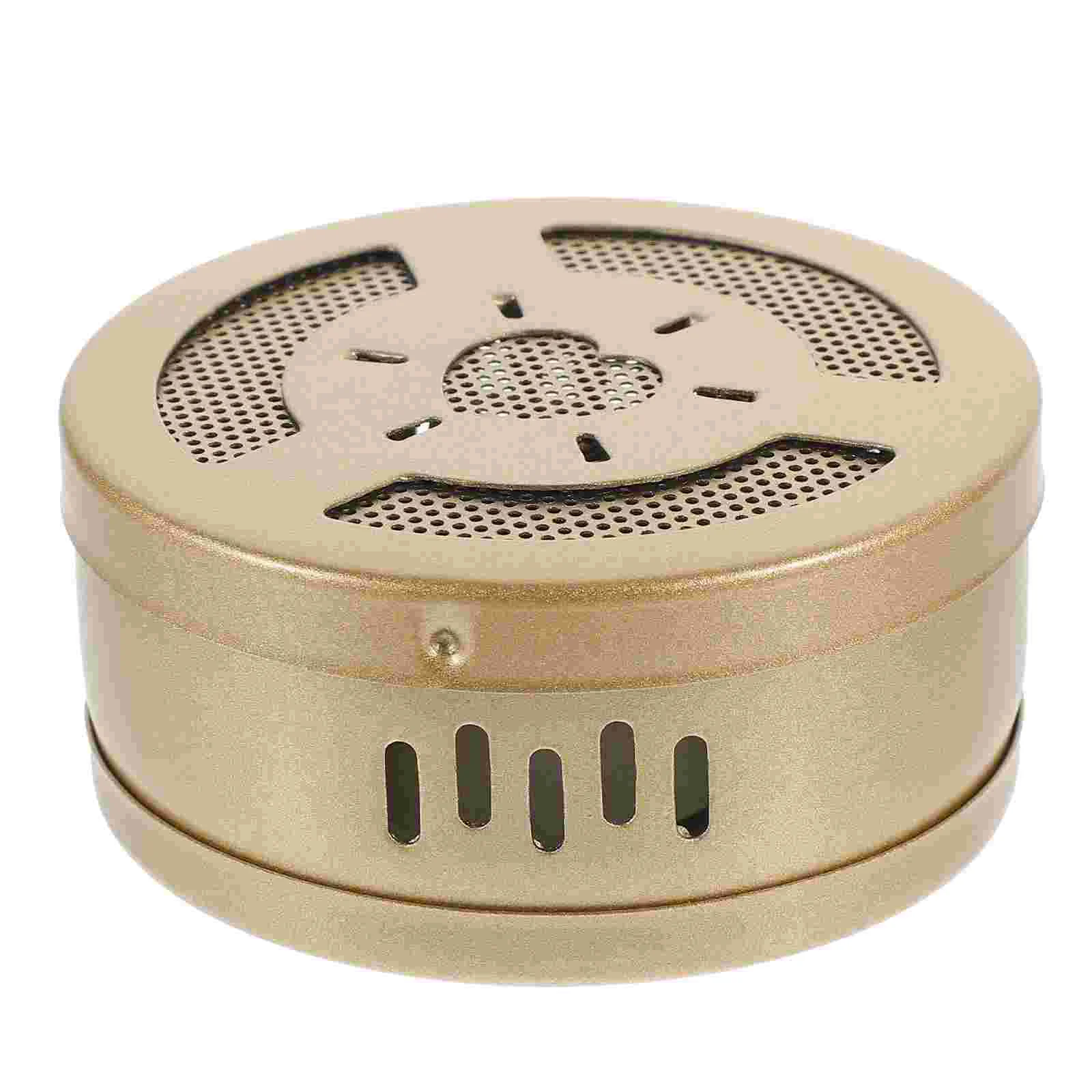 1pc Pure Copper Moxibustion Box Rotating Temperature Control Moxa Massages Box Random Style Moxa Sticks Box