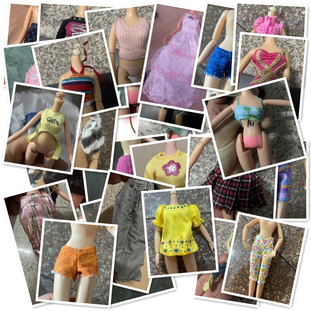 Girl's Monstruing High Doll Toy Set, Soft Casual Wear, Roupa artesanal, Roupa de menina, Qualidade de vestir, 14