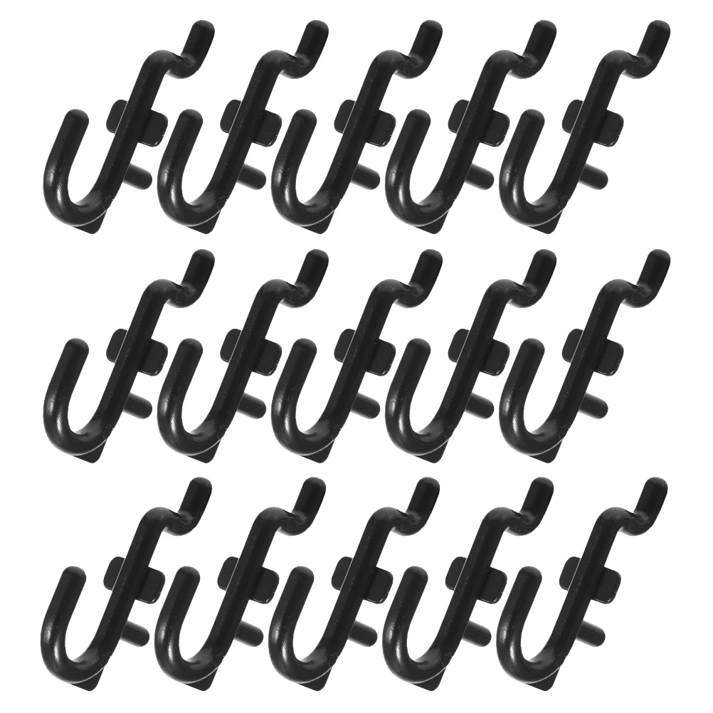 

50 Pcs J hooks Plastic Storage Rack Tool Hangers Pegboard Accessories Workshop ganizers Space saving Design
