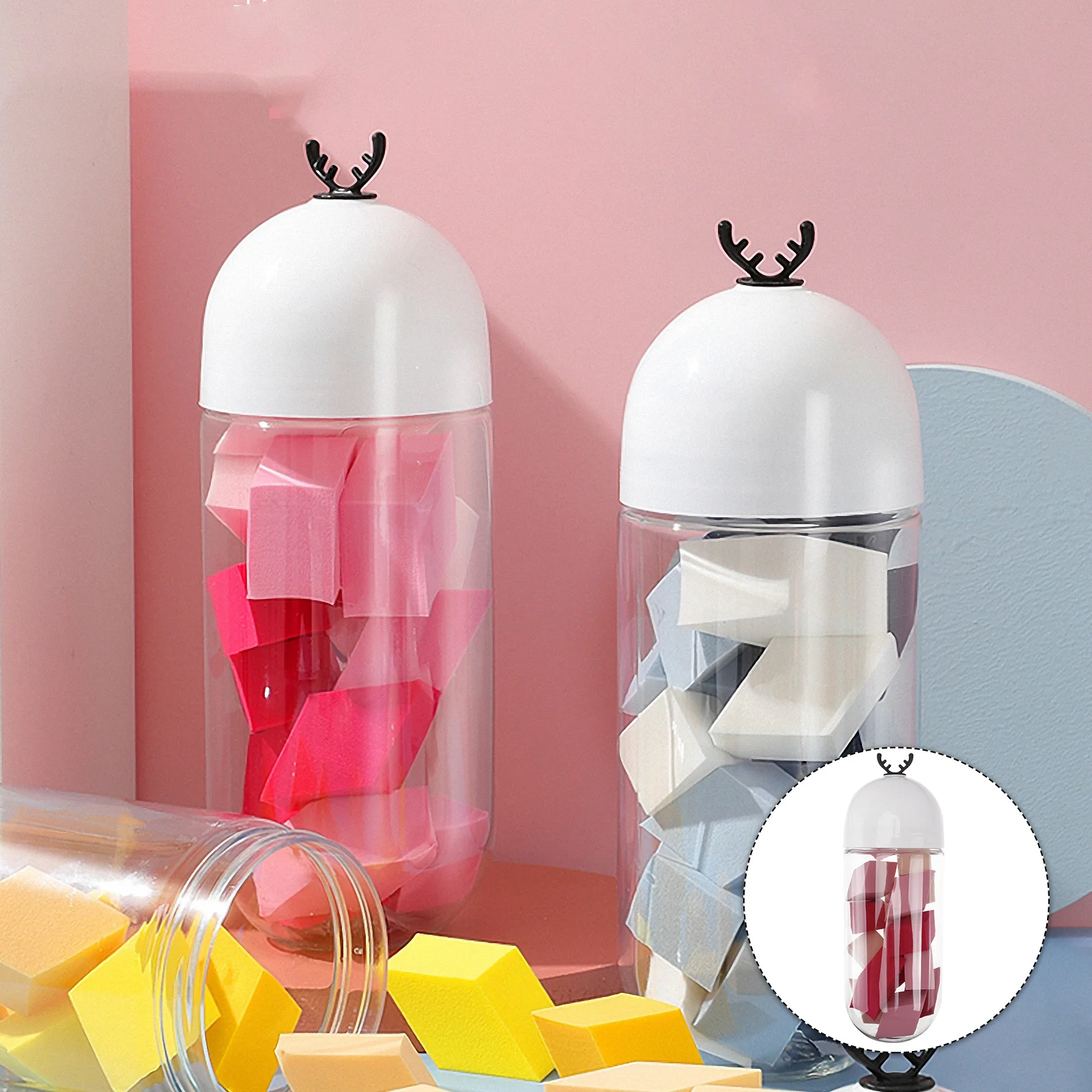 

15pcs Makeup Sponges Beauty Egg For Foundation Cream Powder Concealer High-Density Elastic Non-Deformable Soft Bouncy