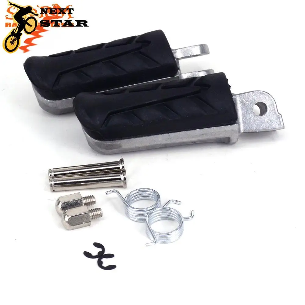 Motorcycle Front Footrest Foot Pegs For HONDA XL CB VT VTR NT CBF CBR NTV VFR 125 250 400 500 600 650 750 800 900 1000 1100 1300