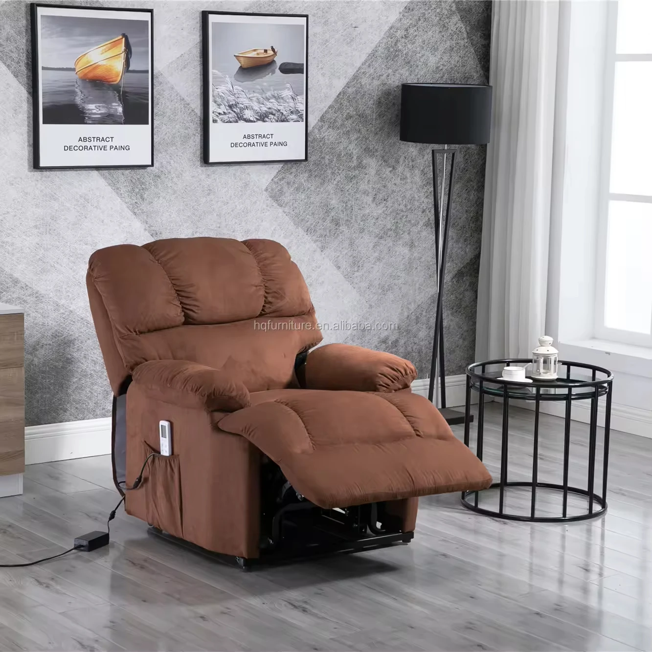 Modern One Seater Electric Sofa Chair Home Use Lift Chair With Massage