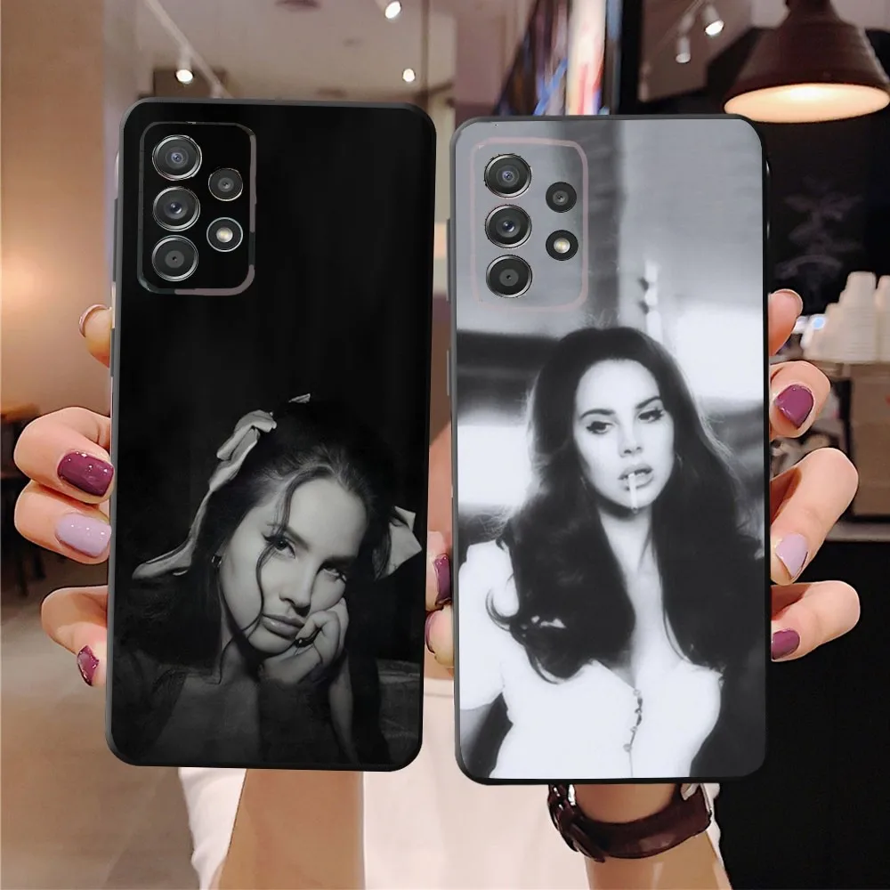 L-Lana Del Rey Singer  Phone Case For SamsungS24,23,22,21,S20 Ultra Pro 10,S30Plus,S9,20lite Ultra Black Cover