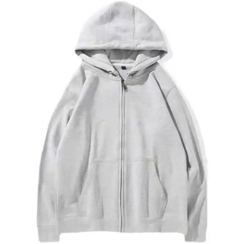 Solid Oversized Hoodie Zipper Woman Clothes Winter Plus Velvet Loose All-match Coat Casual Women\'s Sweatshirt Couple Clothes