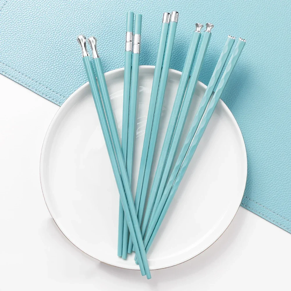 5Pairs High Quality Japanese Non-Slip Chopsticks Korean Hotel Restaurant Portable Healthy Food Stick Sushi Kitchen Chopsticks