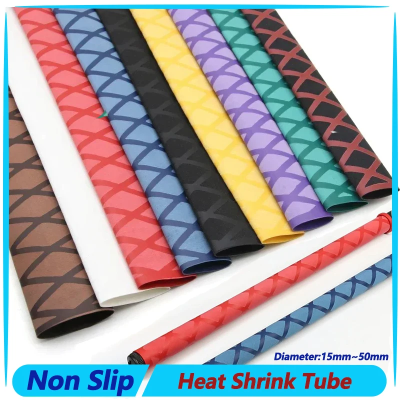 

Non Slip Heat Shrink Tube Fishing Rod Shrink Wrap Bicycle Handle Bar Racket Grip Waterproof Wrap Fishing Rod Case Cover 1/3/5pc