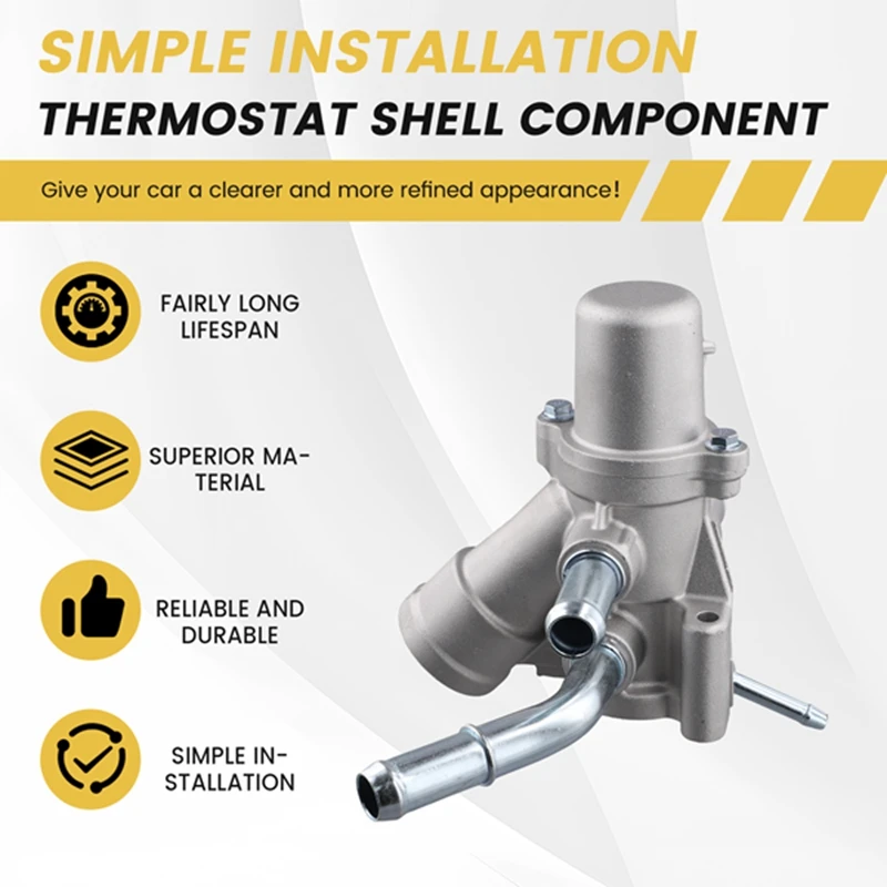 Thermostat Housing Assembly For Ford Explorer Flex Edge Taurus 3.5L 2011-2019 AT4Z8A586C AT4Z-8A586-C