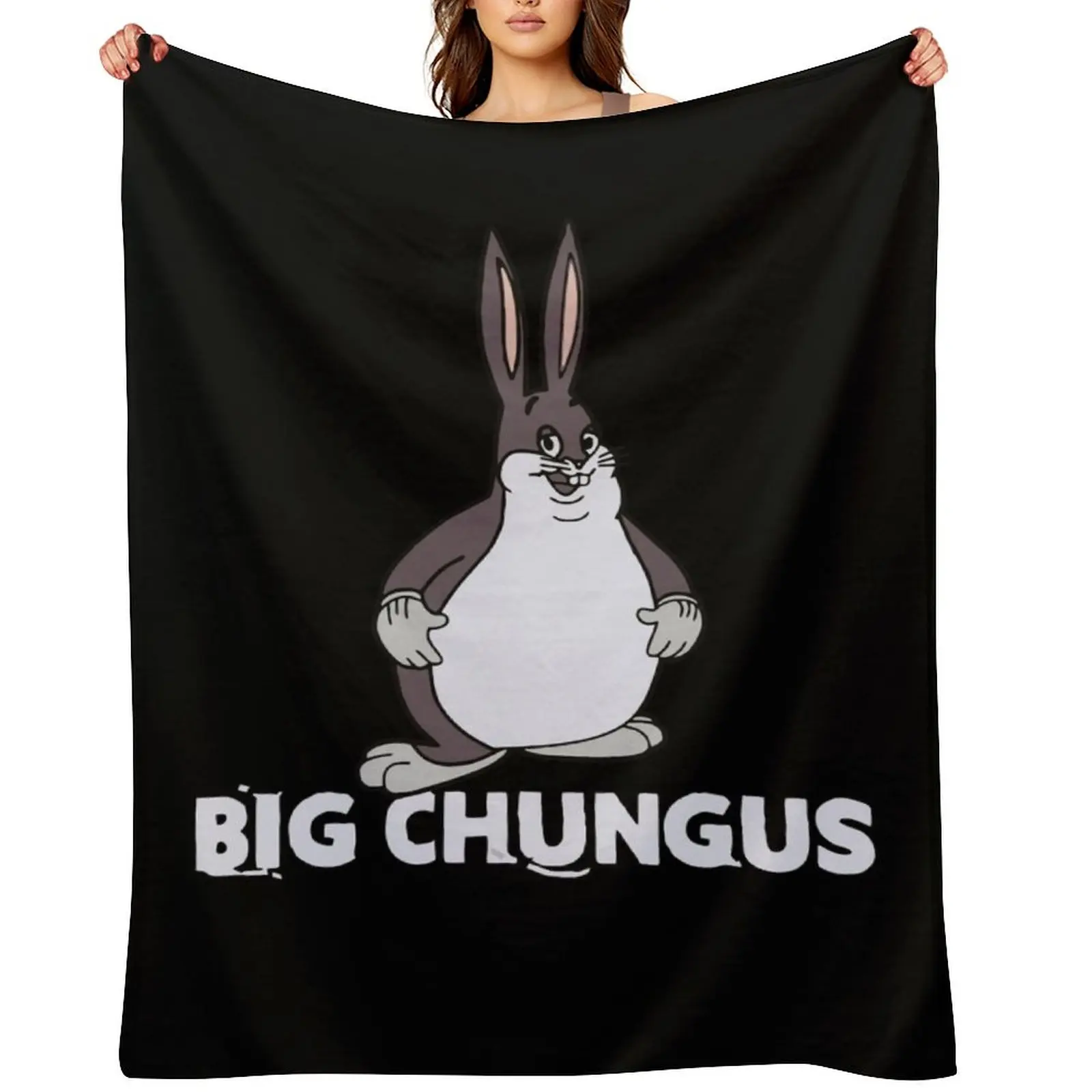 

big chungus Throw Blanket Retros Luxury Luxury Thicken For Sofa Thin Blankets