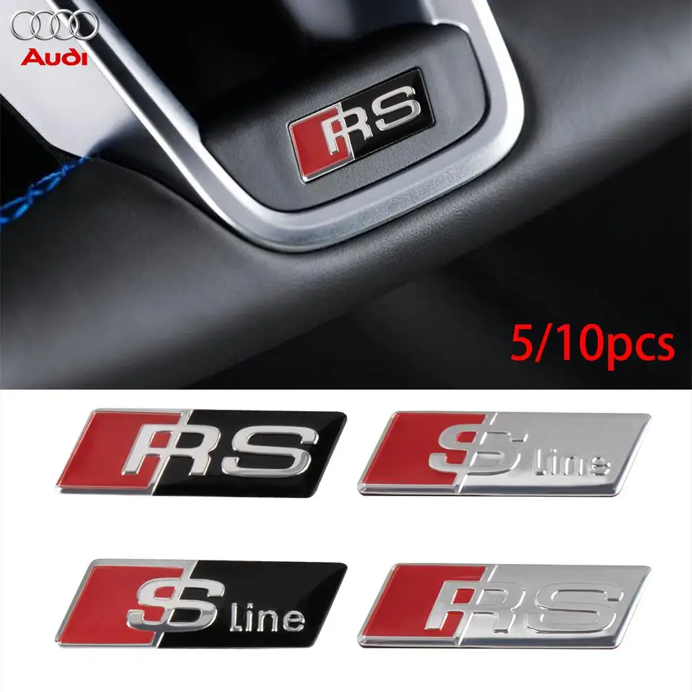 5/10Pcs 3D Metal Ca…