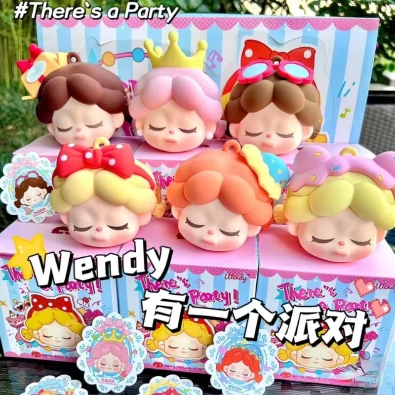 

Wendy There's A Party Series Mistery Box, милая фигурка, слепая коробка, игрушки, кавайная кукла, украшение, кошелек, подарок-сюрприз для девочек