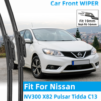 Front Wiper Accessorie Double Rubber Car Wipers for Nissan NV300 X82 Pulsar Tidda C13 2014-2023 Wipers Brushes New Upgraded
