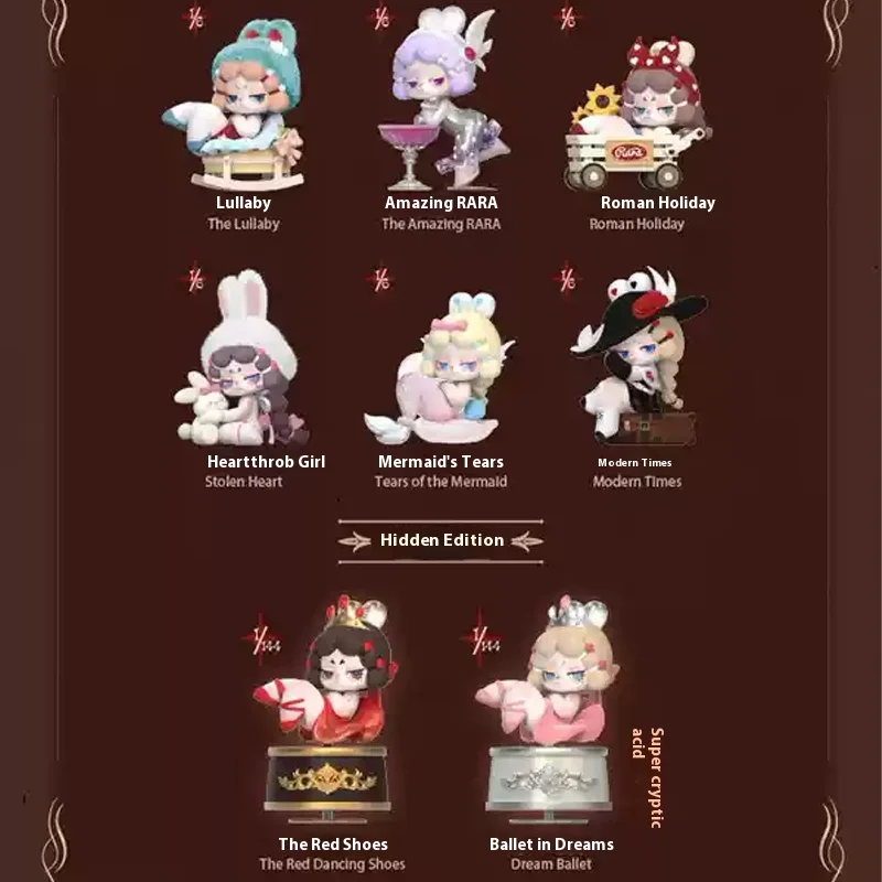 

Dodosugar Dodo Rara главный герой жизни ручной работы модная слепая коробка игрушка орнамент кукла для девочек подарок на день рождения коллекционный сюрприз