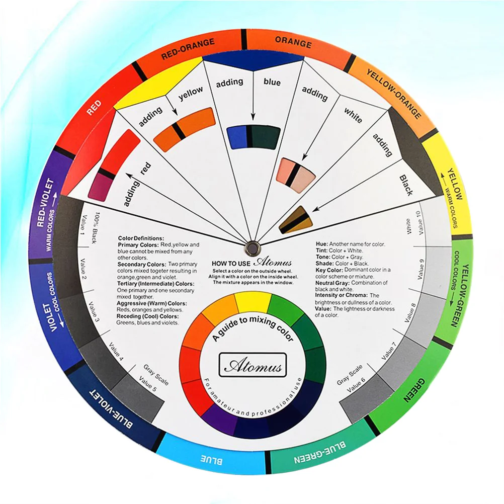 

Color Wheel Pigment Standard Color Professional Round Pigment Round Color Card Pigment Wheel Professional Color Wheel