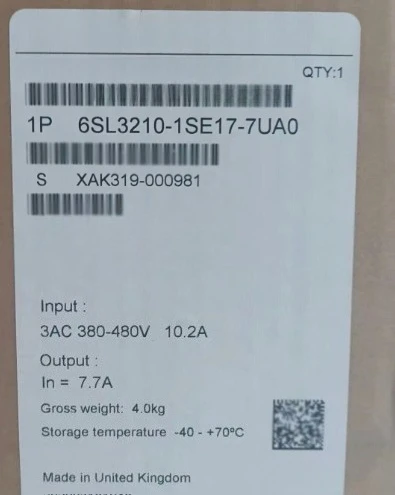 

Brand new original 6SL3210-1SE17-7UA0 6SL3210-1SE17-7AA0 6SL3 210-1SE17-7UA0 Warrently One-year Fast delivery