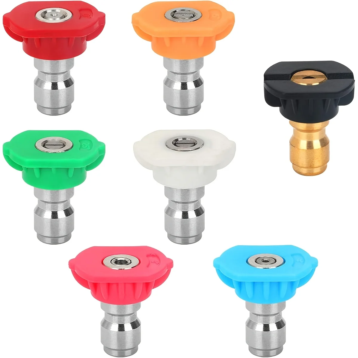 Upgraded Pressure Washer Nozzle Tips, 1/4