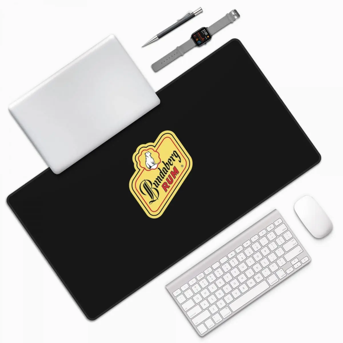 

Официальный товар бренда Bundaberg Rum: классический большой коврик для мыши с логотипом, коврик для клавиатуры и мыши, коврик для геймеров, коврик для ПК, ноутбука, настольный коврик