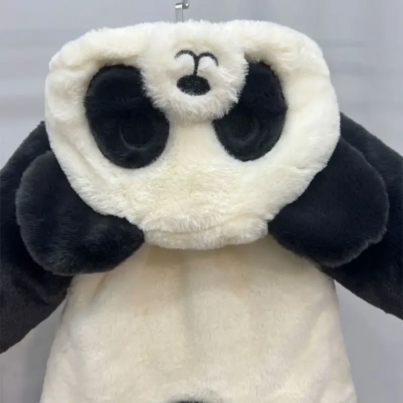 FC6Christmas Cute Giant Panda Baby Thickened Winter Clothing Tights Coat Cartoon Shape Creeper Coat Jumpsuit Cosplay Costum@FC8！