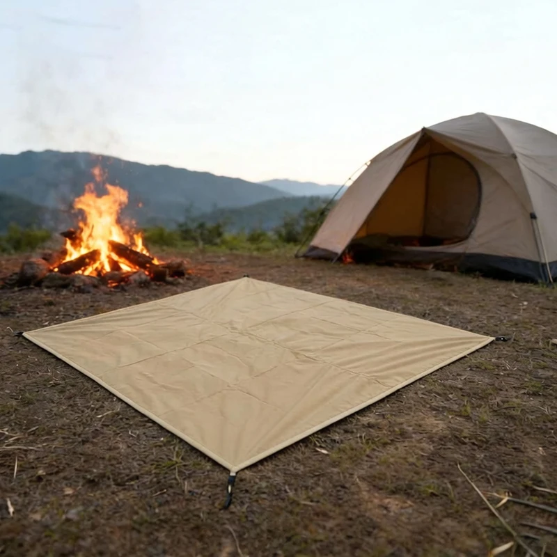 Lona Multifuncional 2x2 para Tienda de Campaña, Impermeable, Portátil, Mini Lona para Tienda, Lona para el Suelo, Ultraligera, para Picnic