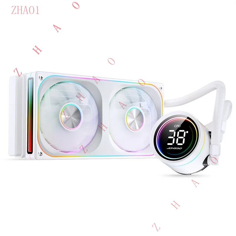 Z   for Liquid CPU Cooler 240mm White All-In-One Water Cooling Radiator Cooled System PC