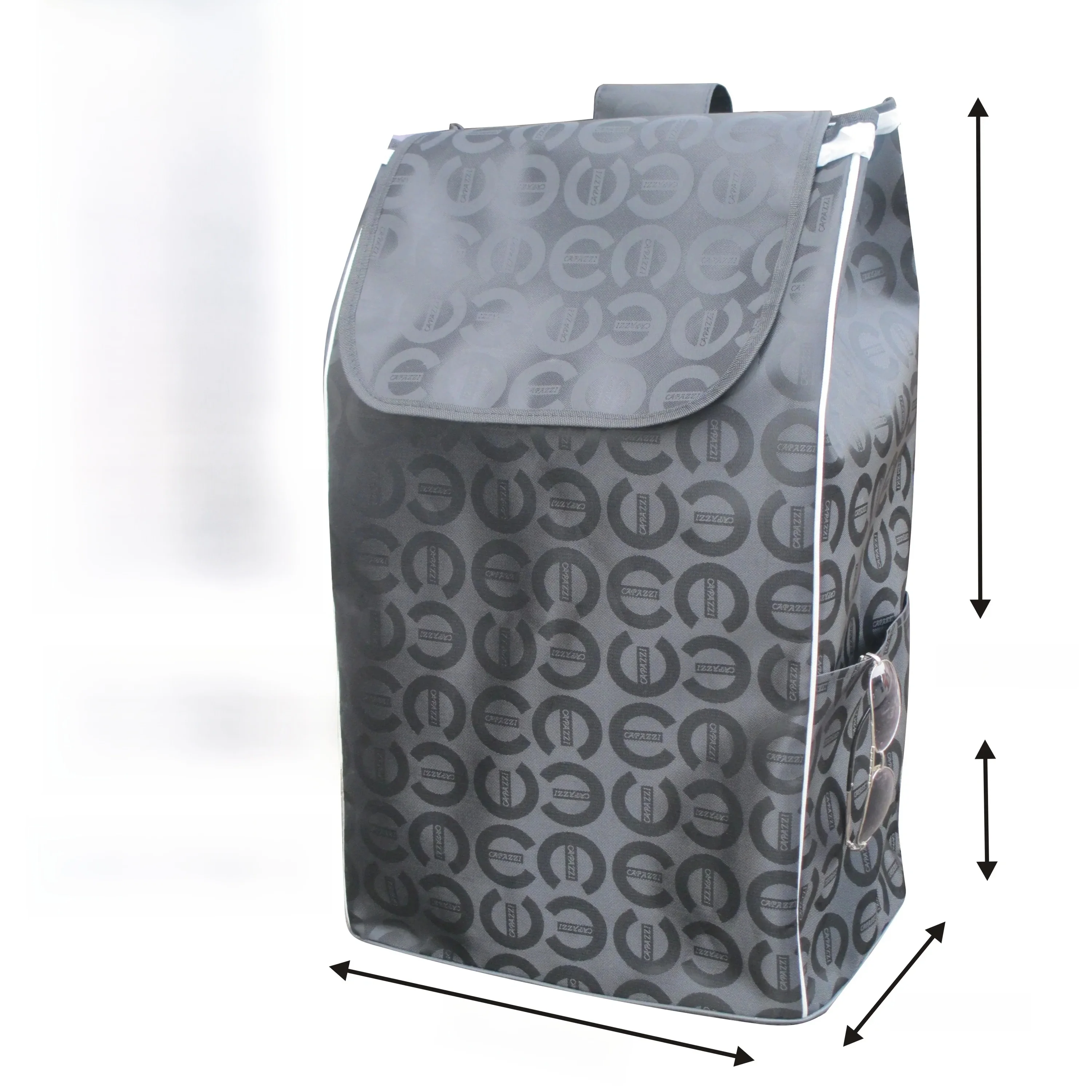 Thickened Large Size Waterproof Shopping Cart Bag Hand Puller Car Bag Supermarket Shopping Basket Home Use Carrying Bag