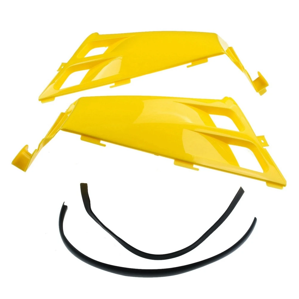 

Plastic Gas Tank Side Covers With Grill Fit For Banshee 350 YFZ350 87-06 Yellow