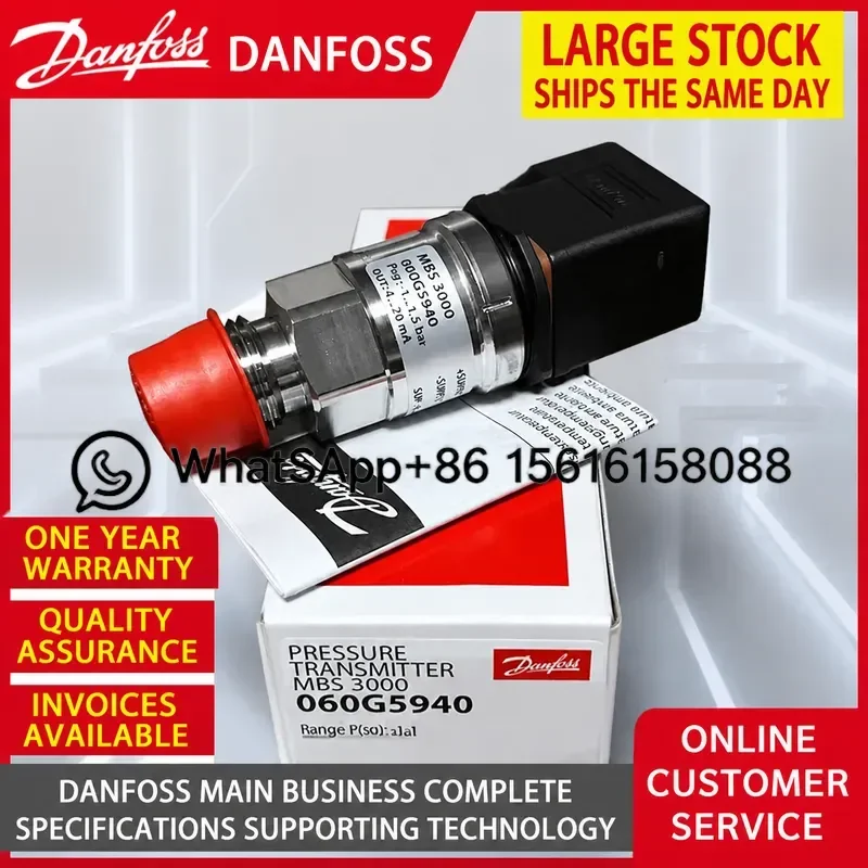 Danfoss MBS3000 Pressure Transmitter 060G6765 060G6834 060G6621 060G6132 060G6610 060G5092 060G3945   060G1137  060G5828
