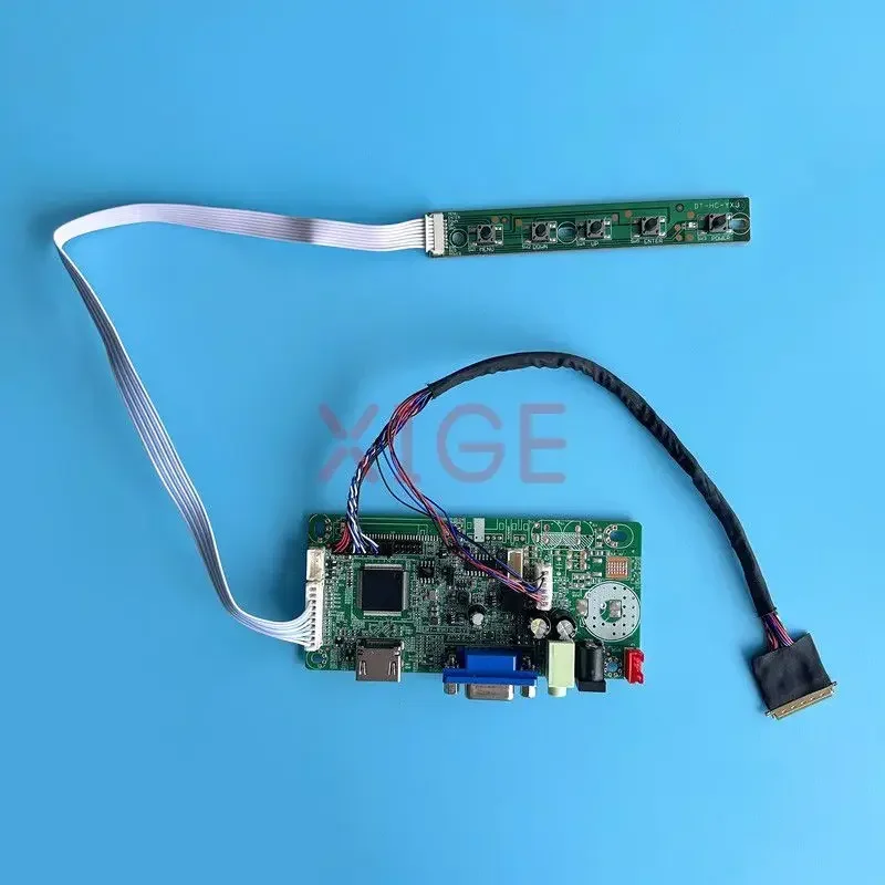 

DIY Kit 58C плата контроллера драйвера для BT140GW02 V.5 BT140GW03 V.2 VGA 14 "1366x768 LVDS 40-контактный Стандартный HDMI-совместимый