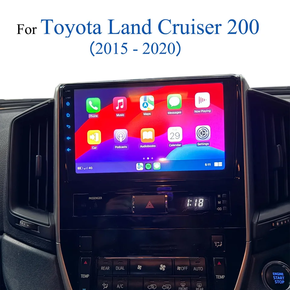 

Android 14 Multimedia Player For Toyota Land Cruiser 200 2015 2016 2017 2018 2019 2020 GPS Navigation Car Radio DVD Head Unit