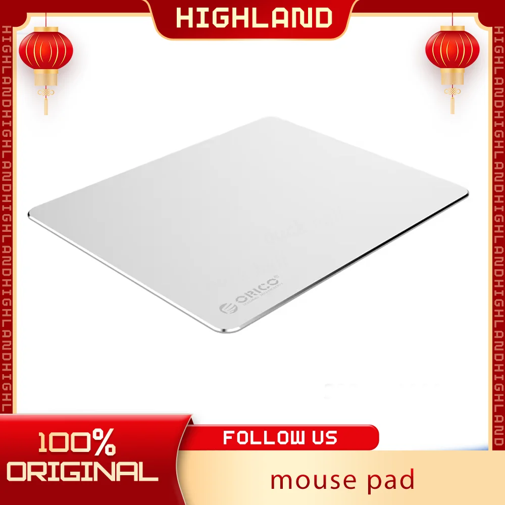 

ORICO AMP2218 AMP3025 Коврик для мыши Жесткий гладкий тонкий алюминиевый сплав Двусторонний компьютерный офисный игровой коврик для мыши Водонепроницаемый на заказ