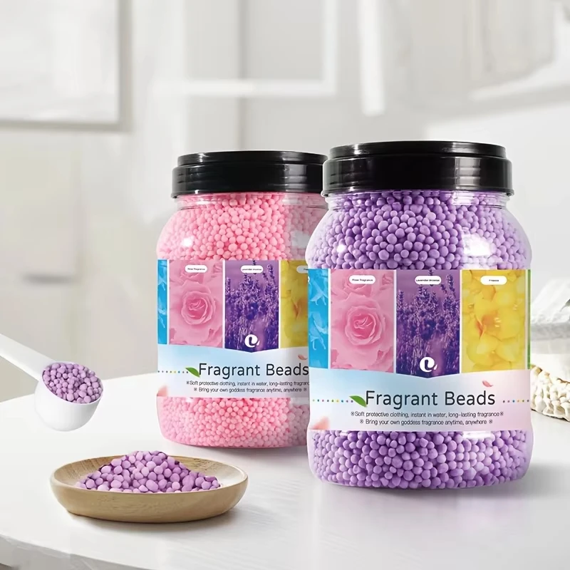 Laundry Condensation Beads 800g/Bottle Protect Clothing Fragrance Beads Home Bedroom Dormitory Clothing Cleaning Artifact