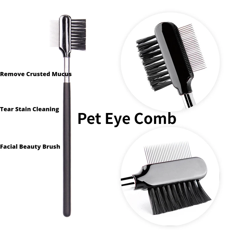 Beautiful, Gentle and Soft Double-Sided Pet Grooming Brush for Small Cats and Dogs | Specifically Designed for Gentle and Effect