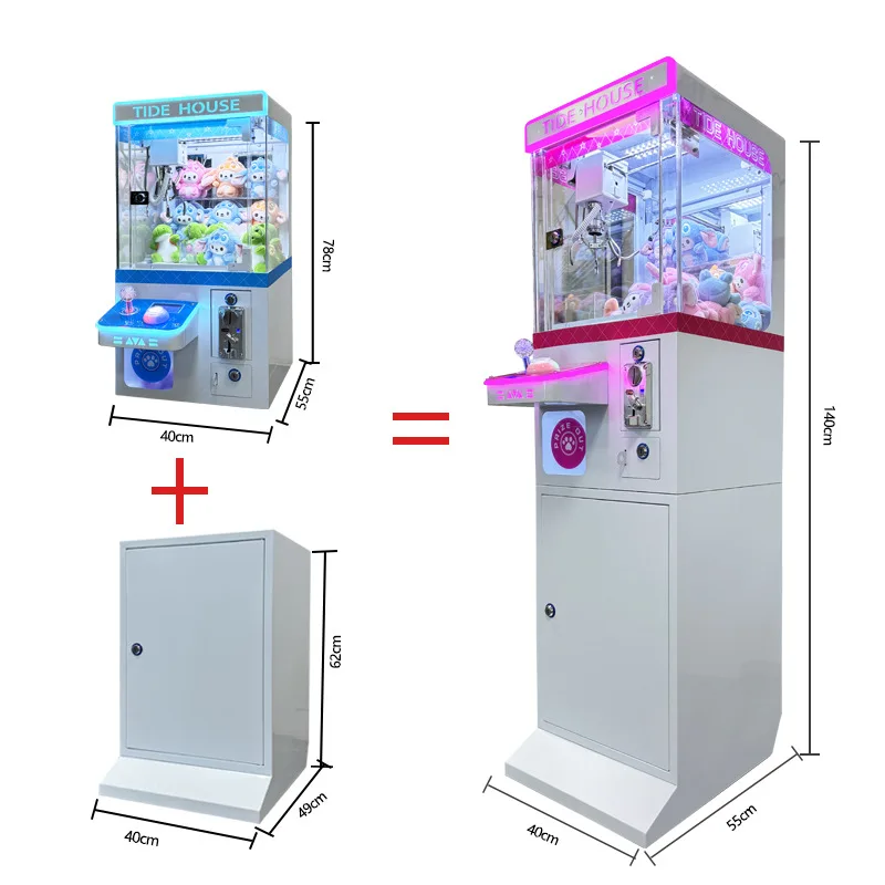 Commercial Claw Machine Coin Operated Arcade Game Machine Luxury Toy Crane Machine for Shopping Mall Bar Bar