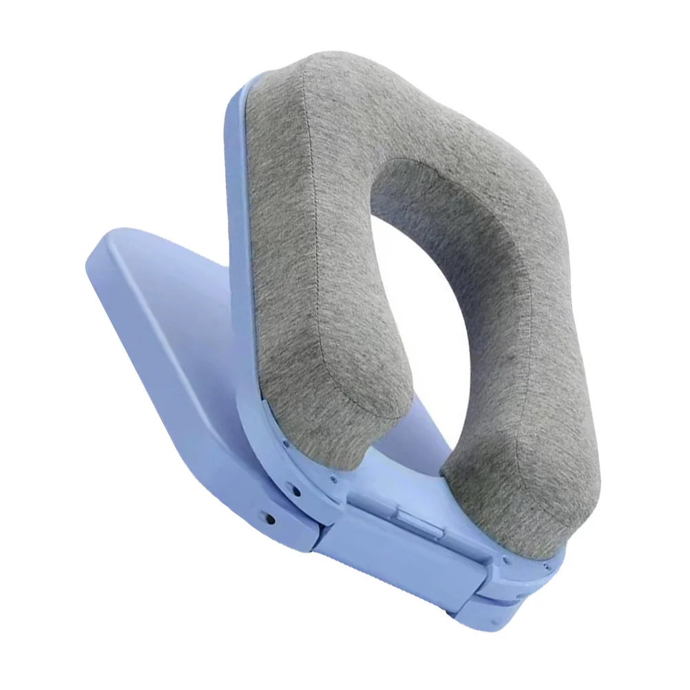 1 oreiller de sieste pliable confortable pour bureau, école, étudiants, oreiller de sommeil portable ergonomique et respirant