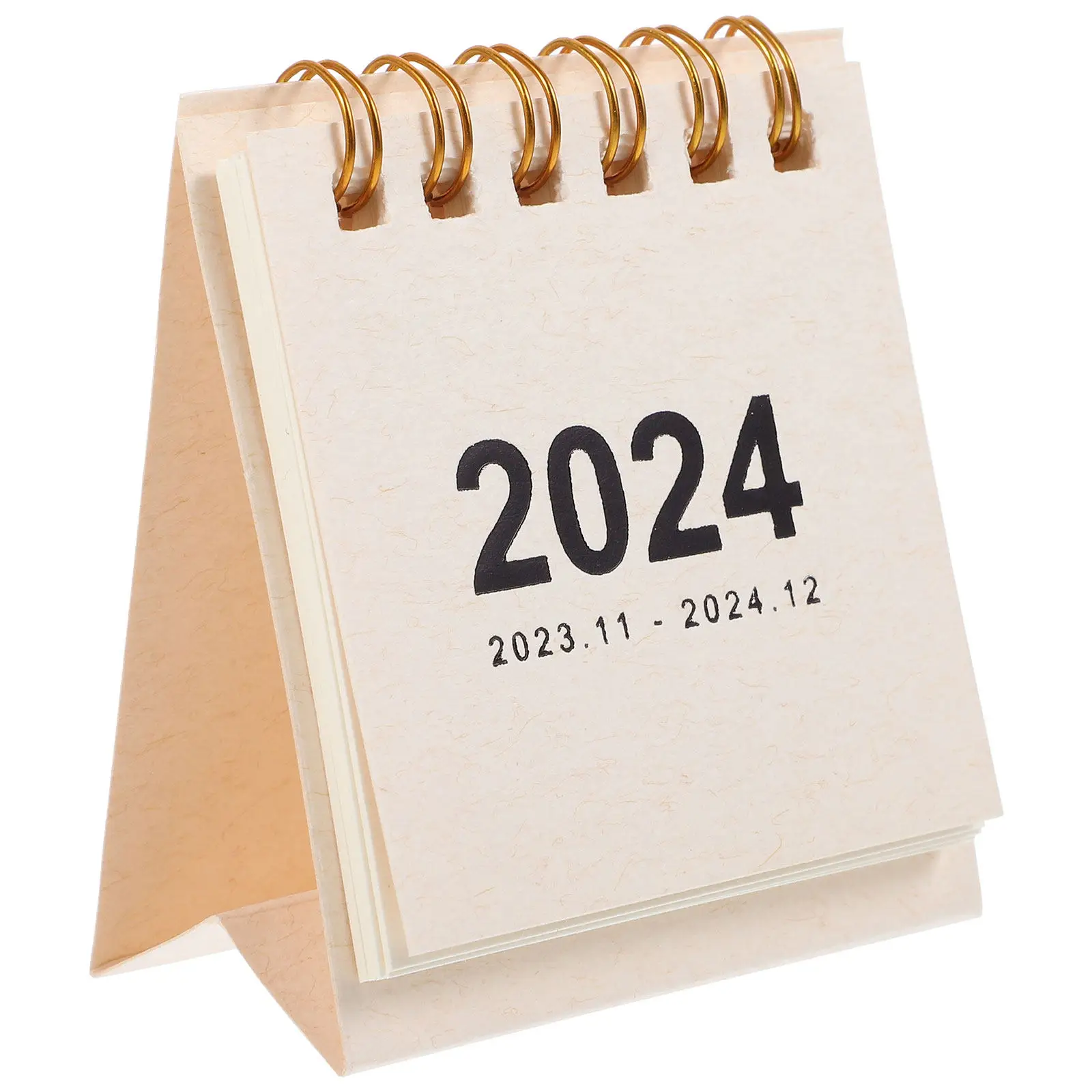 

Decorations Cute Calendar Desktop Paper for Creative Small Standing White Table