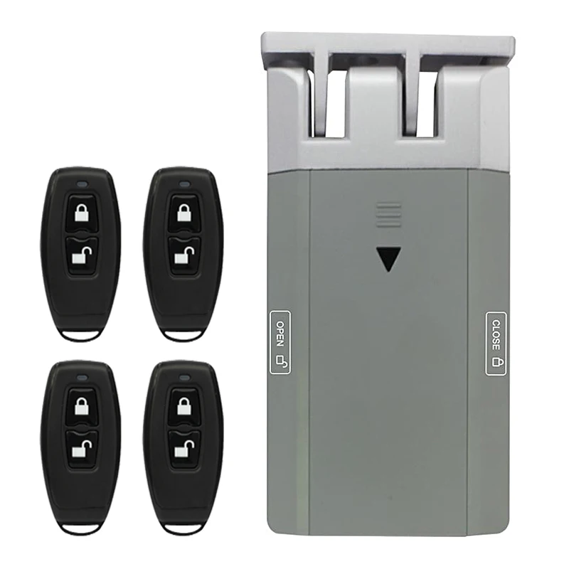 Electronic Lock Invisible Keyless Entry Door Lock 433MHz Controllers For Metal Or Wooden Door