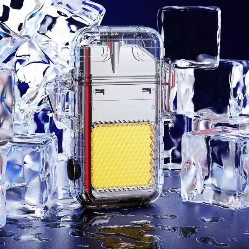 Popular Multifunctional Flashlight Arc Lighter Rechargeable Keychain Light Outdoor Portable Work Light Men's Cigarette Lighter - Image 2