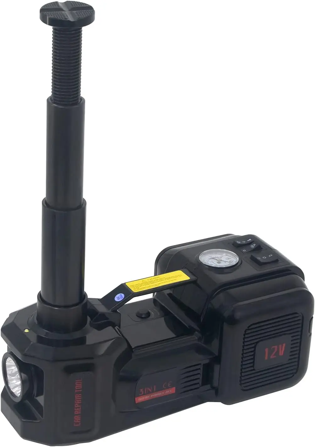 

Автомобильный домкрат 5 тонн, 12 В, гидравлический автомобильный домкрат (диапазон подъема: 6,1 ~ 17,7 дюйма) с портативным разъемом для накачивания для автомобиля, внедорожника, седана, MPV T